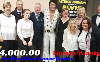 ELVIS The Homecoming Concert raises €4,000.00 for West Clare Cancer Centre!!!!!!!!