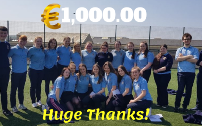 KILKEE COMMUNITY COLLEGE CLASS OF 2018 RAISES €1000.00 FOR WEST CLARE CANCER CENTRE!!!!!!!